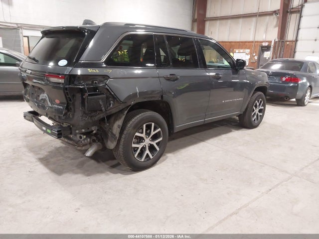 44107588 :رقم المزاد ، 1C4RJHBGXSC295090 vin ، 2025 Jeep Grand Cherokee Limited مزاد بيع