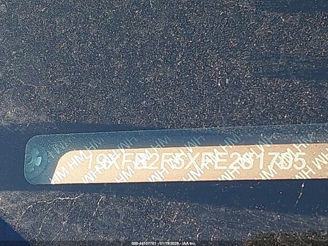 19XFB2F5XFE261705 Honda Civic Lx