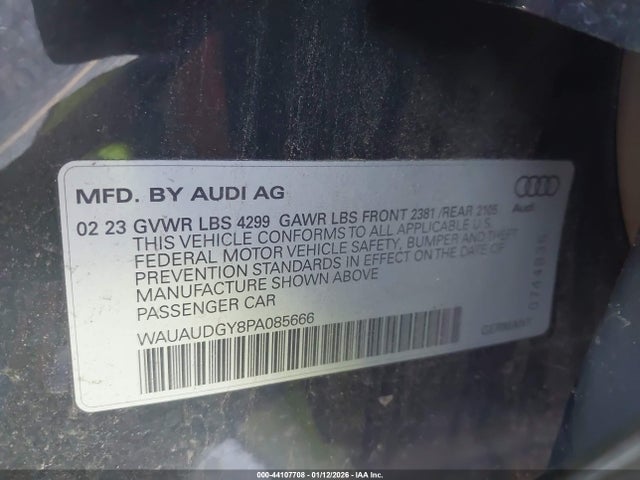2023 AUDI A3 WAUAUDGY8PA085666 Photo 8