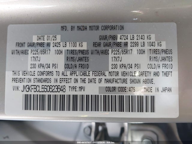 JM3KFBCL5S0623648 Mazda Cx-5 2.5 S Preferred
