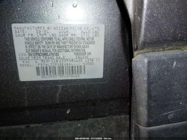 2021 NISSAN KICKS 3N1CP5CV9ML478183 Photo 8