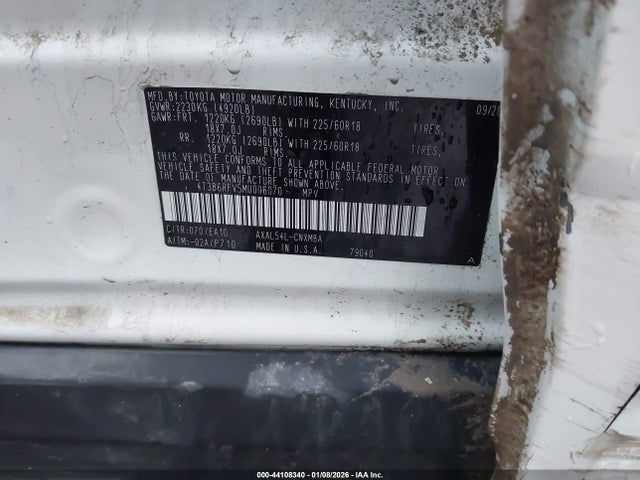 4T3B6RFV5MU006070 Toyota Rav4 Hybrid Xle Premium