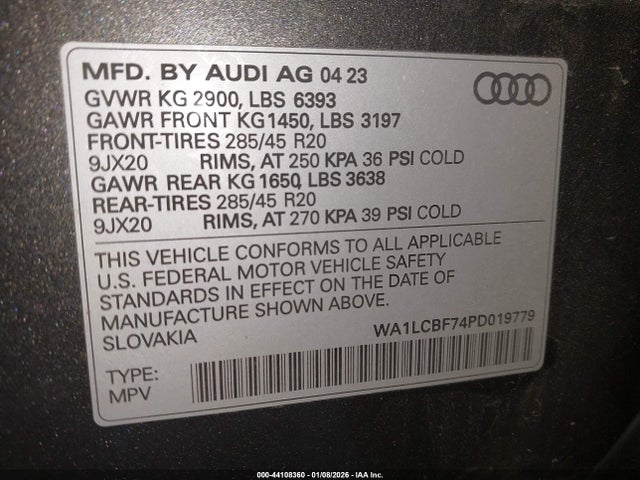 2023 AUDI Q7 WA1LCBF74PD019779 Photo 8