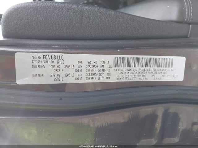 2020 DODGE DURANGO 1C4SDJCT7LC193100 Photo 8