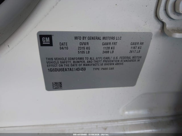 2010 CADILLAC STS 1G6DU6EA7A0143459 Photo 8