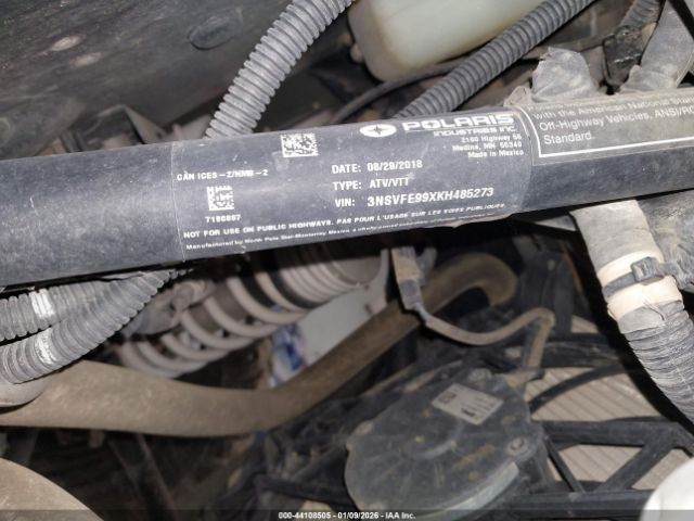 2019 POLARIS RZR 3NSVFE99XKH485273 Photo 9