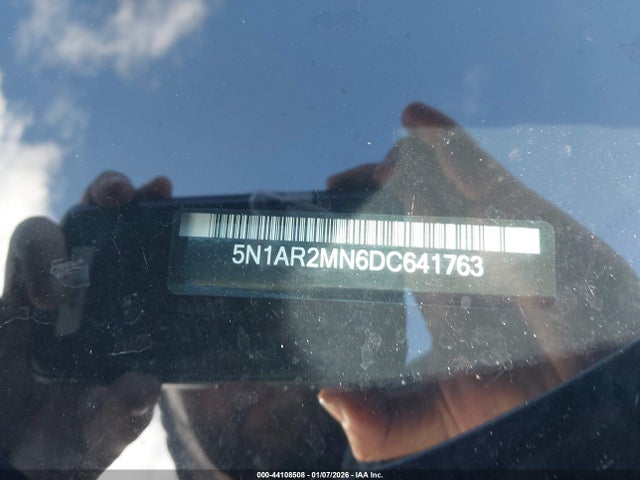 44108508 :رقم المزاد ، 5N1AR2MN6DC641763 vin ، 2013 Nissan Pathfinder S مزاد بيع