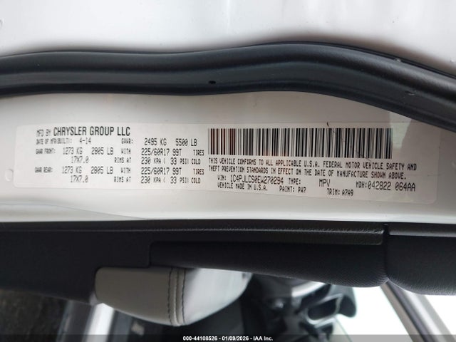1C4PJLCS0EW270294 Jeep Cherokee Latitude