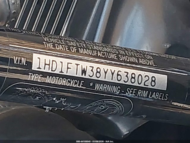 2000 HARLEY-DAVIDSON FLHPEI 1HD1FTW38YY638028 Photo 9