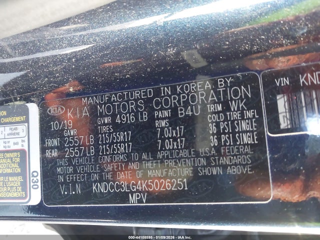 2019 KIA NIRO EV KNDCC3LG4K5026251 Photo 8