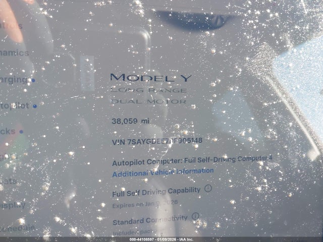 2023 TESLA MODEL Y 7SAYGDEE7PF905148 Photo 6