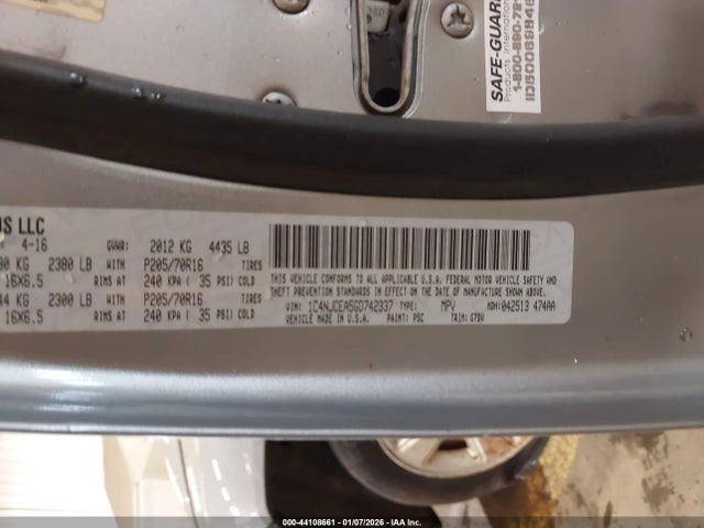 1C4NJCEA5GD742337 Jeep Compass Latitude