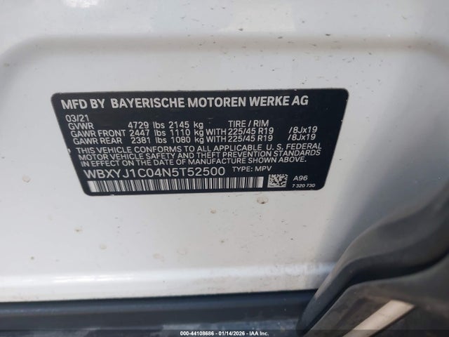 2022 BMW X2 WBXYJ1C04N5T52500 Photo 8