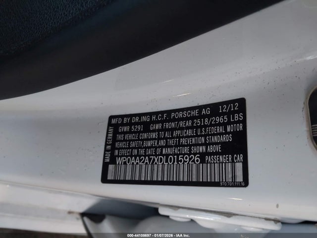 2013 PORSCHE PANAMERA WP0AA2A7XDL015926 Photo 8