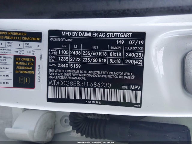 WDC0G8EB3LF686230 Mercedes-Benz Glc 300 4matic