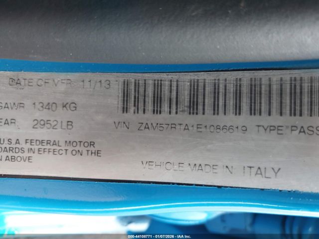 2014 MASERATI GHIBLI ZAM57RTA1E1086619 Photo 8