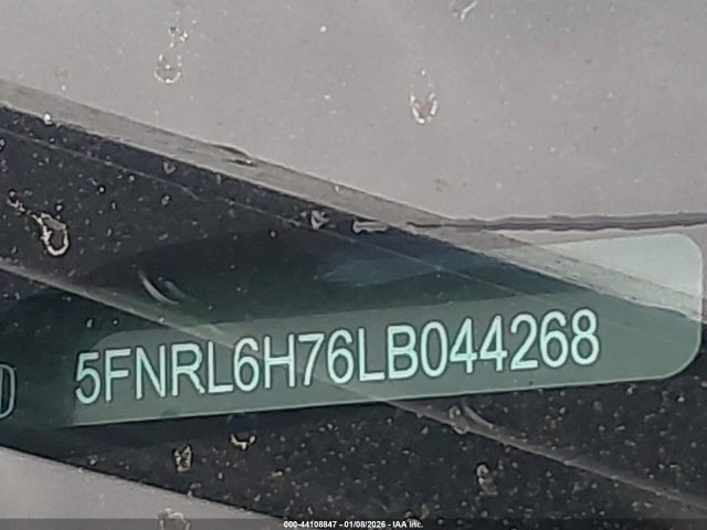 Aukcja sprzedaży 2020 Honda Odyssey Ex-l/ex-l W/navi   Res, vin: 5FNRL6H76LB044268, numer aukcji: 44108847