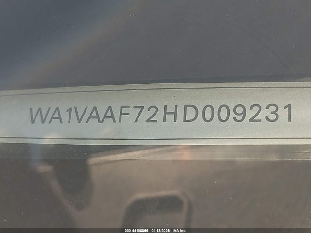 WA1VAAF72HD009231 Audi Q7 3.0t Premium
