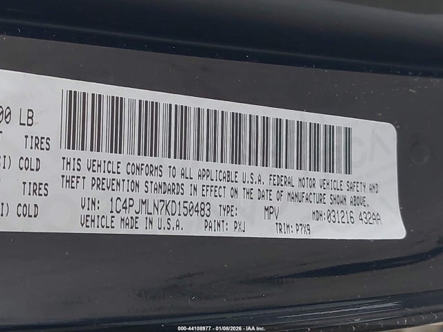 Jeep Cherokee Latitude Plus 4x4 2019 1C4PJMLN7KD150483 Image 9
