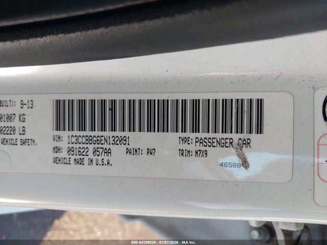 2014 CHRYSLER 200 1C3CCBBG6EN132091 Photo 8