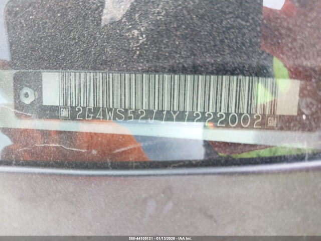 2000 BUICK CENTURY 2G4WS52J1Y1222002 Photo 8