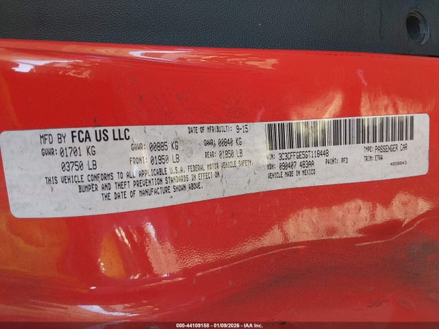 2016 FIAT 500E 3C3CFFGE5GT118448 Photo 8