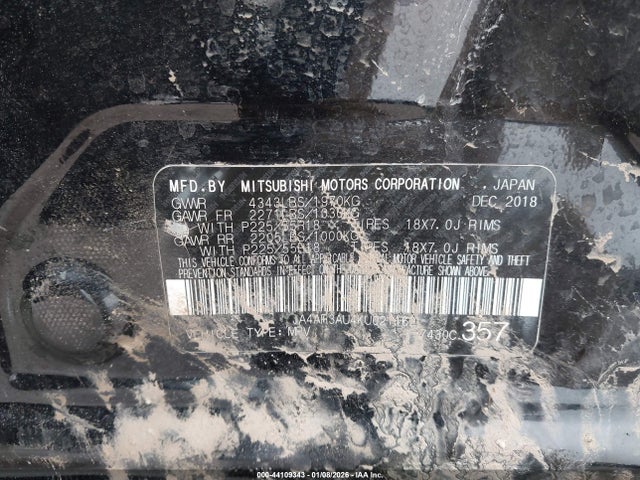 2019 MITSUBISHI OUTLANDER SPORT JA4AR3AU4KU021162 Photo 8