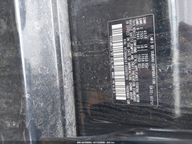 4S3BNAF67J3003019 Subaru Legacy 2.5i Premium