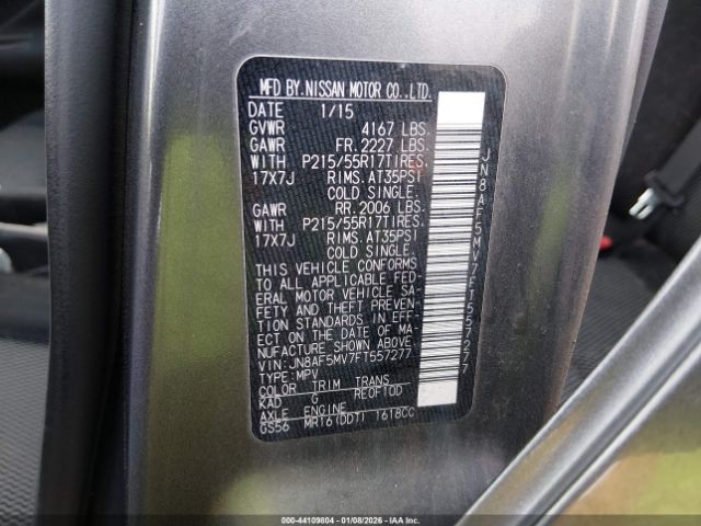 2015 NISSAN JUKE JN8AF5MV7FT557277 Photo 8