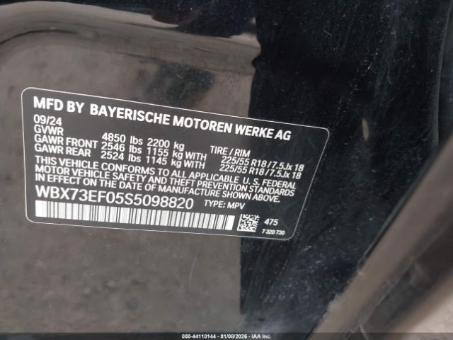 2025 BMW X1 WBX73EF05S5098820 Photo 8