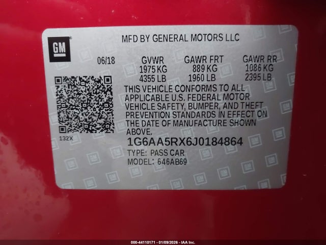 2018 CADILLAC ATS 1G6AA5RX6J0184864 Photo 8