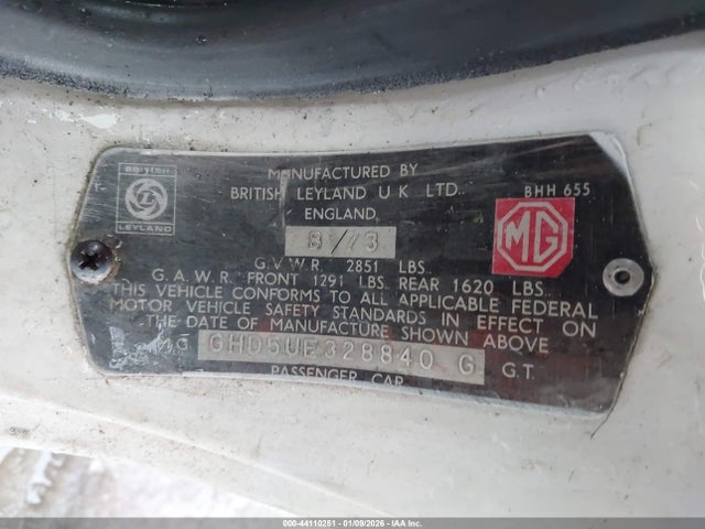 1974 MG MGB GHD5UE3288406 Photo 8