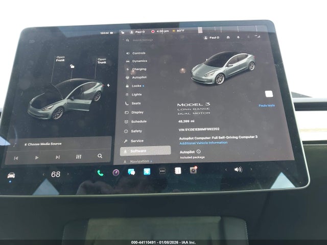2021 TESLA MODEL 3 5YJ3E1EB8MF992202 Photo 6