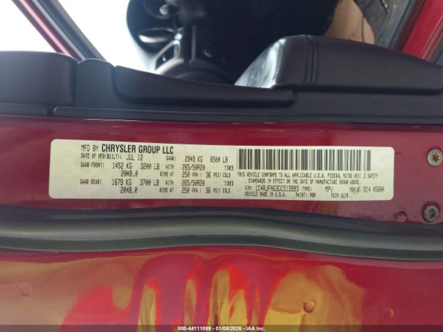 2013 JEEP GRAND CHEROKEE 1C4RJFAG3DC513993 Photo 8