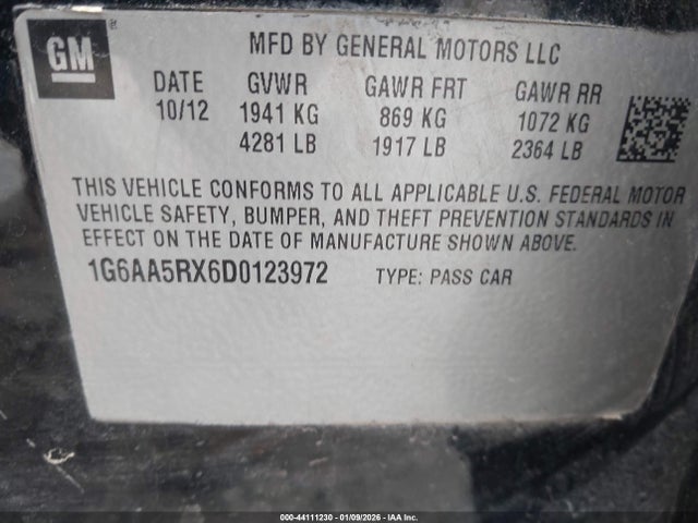 2013 CADILLAC ATS 1G6AA5RX6D0123972 Photo 8