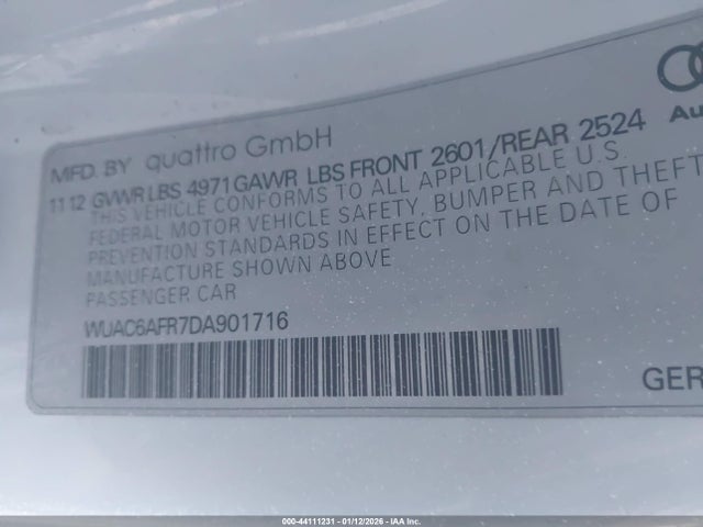 2013 AUDI RS 5 WUAC6AFR7DA901716 Photo 8