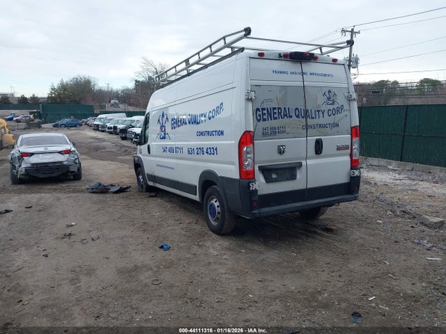 44111316 :رقم المزاد ، 3C6TRVDG1LE115300 vin ، 2020 Ram Promaster 2500 High Roof 159 Wb مزاد بيع
