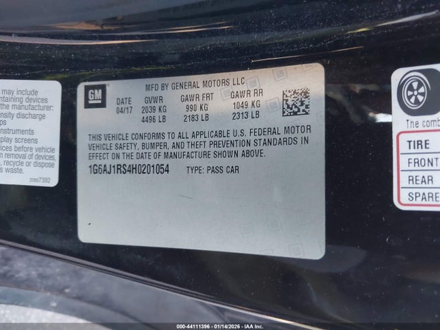 2017 CADILLAC ATS 1G6AJ1RS4H0201054 Photo 8