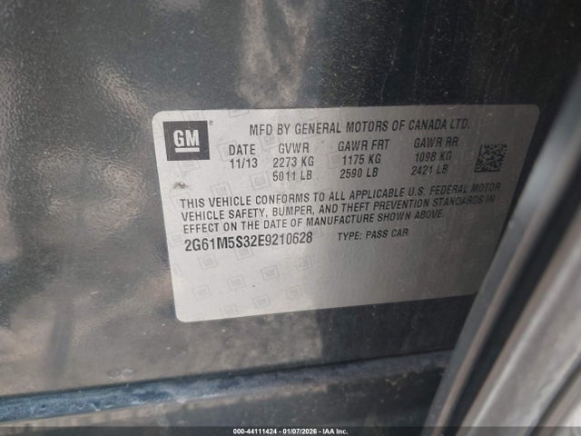 2014 CADILLAC XTS 2G61M5S32E9210628 Photo 8