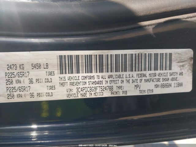 2015 DODGE JOURNEY 3C4PDCBG9FT524788 Photo 8