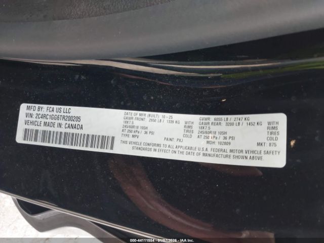 2026 CHRYSLER PACIFICA 2C4RC1GG6TR200205 Photo 8