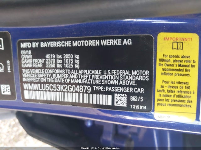 2019 MINI CLUBMAN WMWLU5C53K2G04879 Photo 8