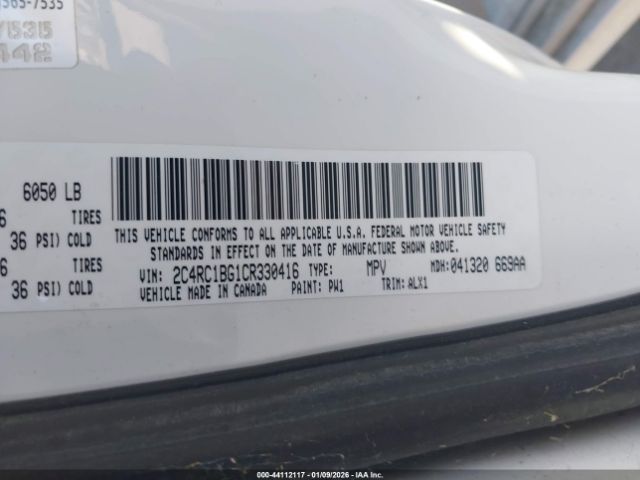 2012 CHRYSLER TOWN & COUNTRY 2C4RC1BG1CR330416 Photo 8