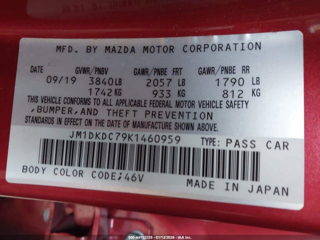 Mazda Cx-3 Touring 2019 JM1DKDC79K1460959 Image 9