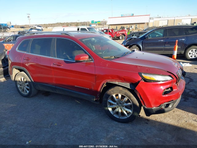 2015 Jeep Cherokee Limited მანქანა იყიდება აუქციონზე, vin: 1C4PJLDSXFW539045, აუქციონის ნომერი: 44112263