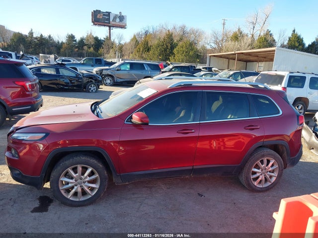 2015 Jeep Cherokee Limited მანქანა იყიდება აუქციონზე, vin: 1C4PJLDSXFW539045, აუქციონის ნომერი: 44112263