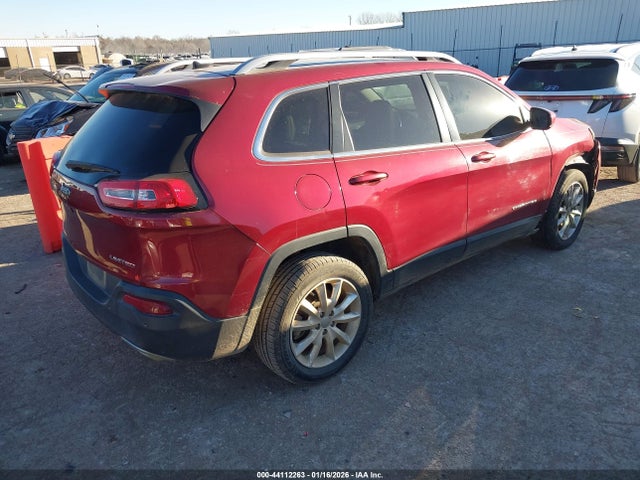 2015 Jeep Cherokee Limited მანქანა იყიდება აუქციონზე, vin: 1C4PJLDSXFW539045, აუქციონის ნომერი: 44112263