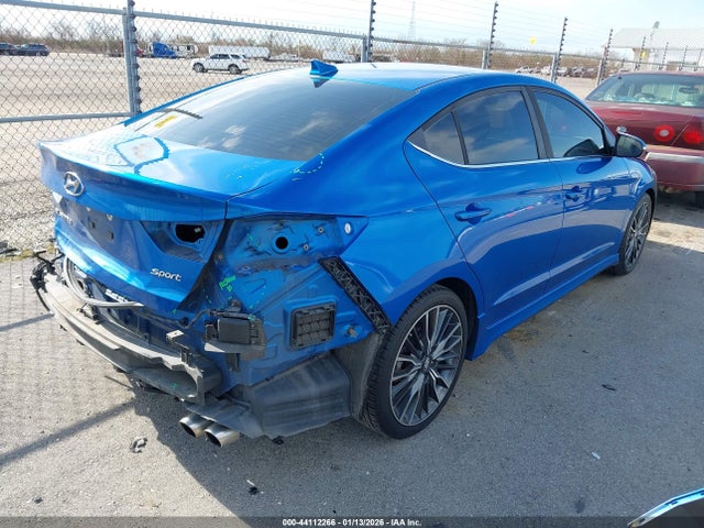 Aukcja sprzedaży 2018 Hyundai Elantra Sport, vin: KMHD04LBXJU540824, numer aukcji: 44112266