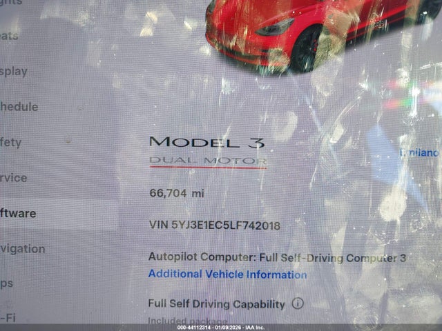 2020 TESLA MODEL 3 5YJ3E1EC5LF742018 Photo 6