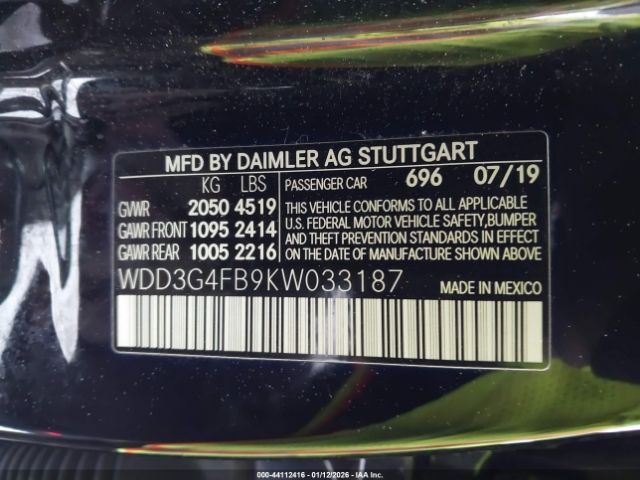 2019 MERCEDES-BENZ A 220 WDD3G4FB9KW033187 Photo 8